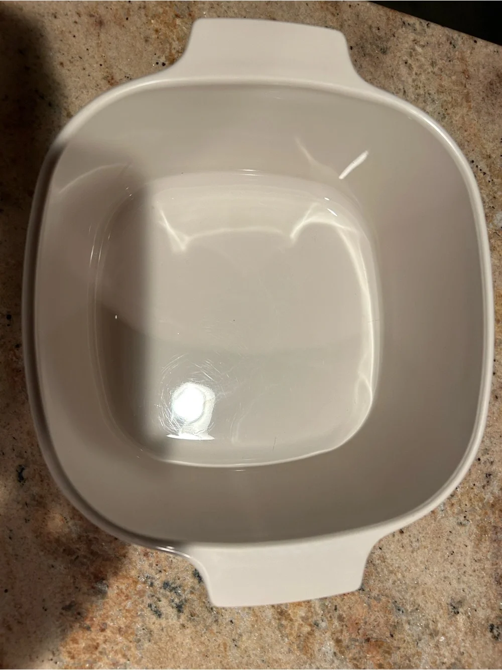 Corningware “Forever Yours” #A-3-B 3 liter Casserole w/Brown Pyrex  Lid A-9-C.